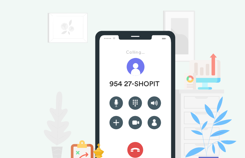An example of area code 954 business phone number